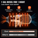 12V 8kW Diesel Air Heater with LCD Switch and Silencer for RV, Trucks_below additional description