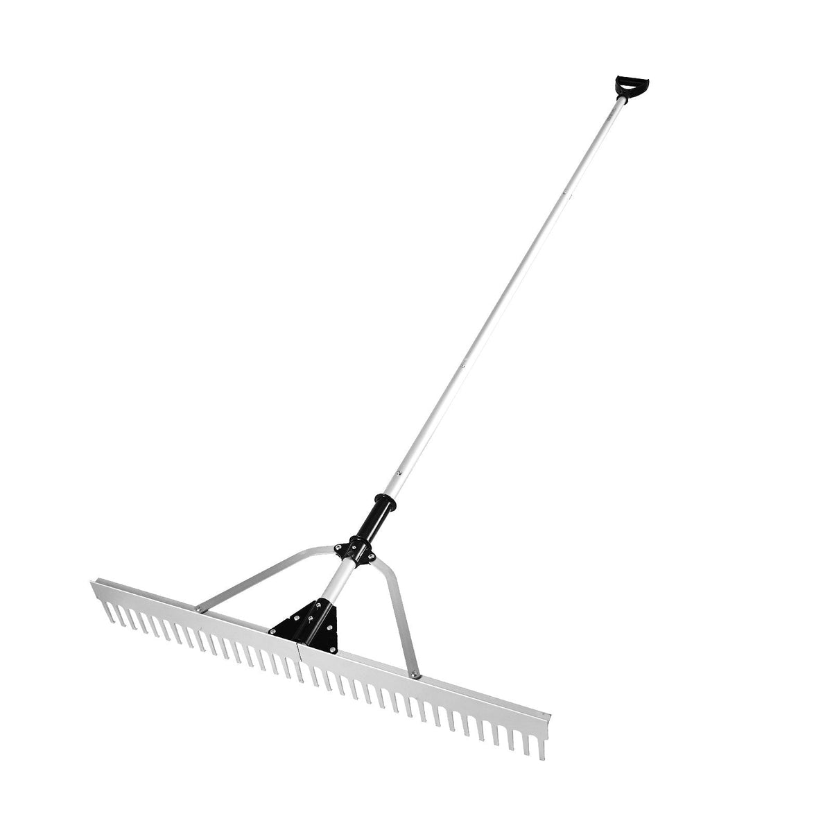 VEVOR Ainavas smalcinātājs, 915 mm alumīnija galva, 2600 mm regulējams rokturis, virve un peldošais elements