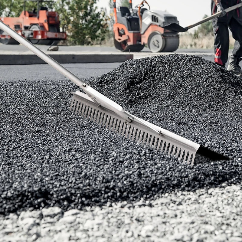VEVOR ainavu grābeklis ar 915 mm galvu, alumīnija grābeklis ar 1915 mm garu rokturi, ezera nezāļu grābeklis augsnes irdināšanai, zāliena kopšanai un nezāļu tīrīšanai ezerā, dārzā un dīķī.