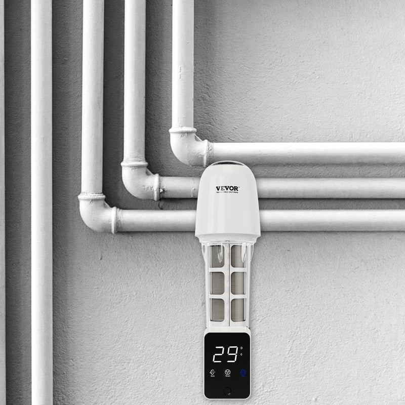VEVOR 40 µm spin-down nogulšņu filtrs, 25,4 mm G-M + 31,75 mm G-M, 8 m³/h, urbumu un mājas ūdens filtrācijai