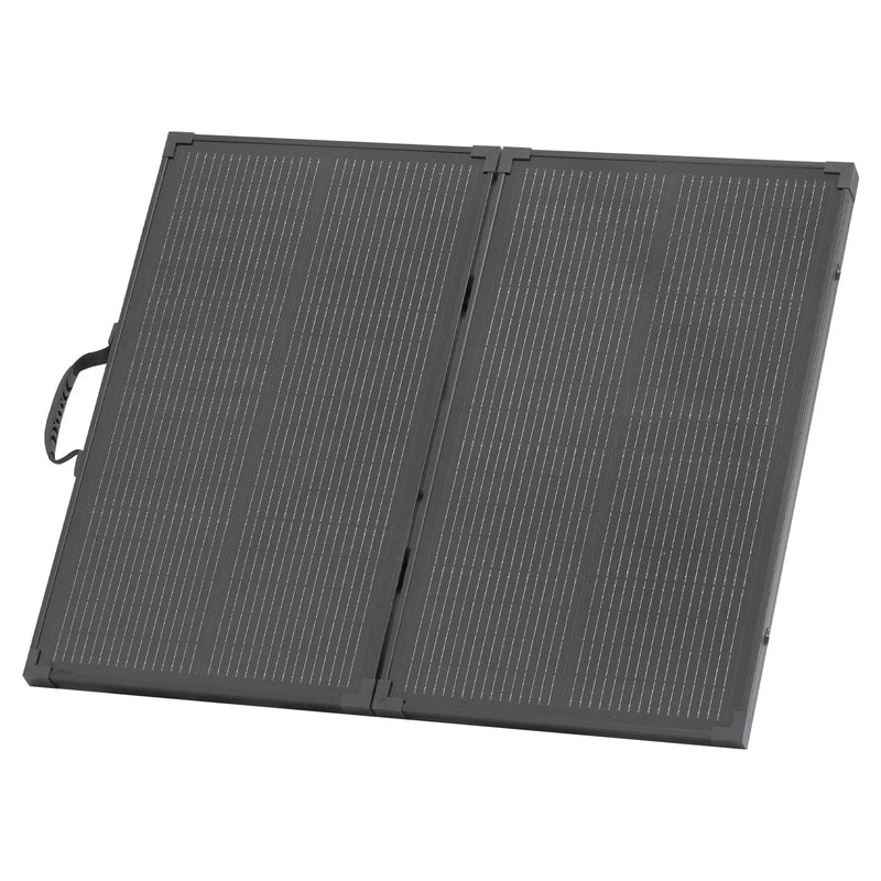VEVOR salokāms saules panelis ar rāmi 100 W, N tipa monokristālisks 16BB ar 24% efektivitāti, IP67 ūdensizturīgs ar 30 A PWM kontrolieri un MC4 izvadi, piemērots kempingam, pārgājieniem un RV ceļojumiem