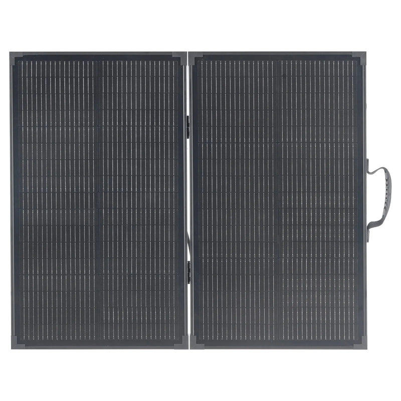 VEVOR salokāms saules panelis ar rāmi 100 W, N tipa monokristālisks 16BB ar 24% efektivitāti, IP67 ūdensizturīgs ar 30 A PWM kontrolieri un MC4 izvadi, piemērots kempingam, pārgājieniem un RV ceļojumiem