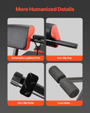 VEVOR Daudzfunkcionāls svaru sols pilna ķermeņa treniņiem, romiešu krēsls hiperekstensijai, regulējams un salokāms trenažieris ar līdz 349 kg slodzi, muguras, roku, korsetes un vēdera preses vingrinājumiem mājas sporta zālei