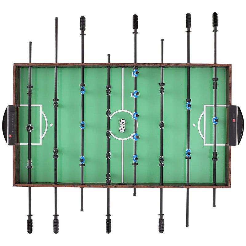 VEVOR salokāms galda futbola galds 107 cm, pilna izmēra iekštelpu modelis mājai, ģimenei un spēļu telpai, komplektā 2 bumbiņas