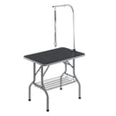 VEVOR Salokāms kopšanas galds mājdzīvniekiem ar stiprinājumu un cilpu, 915 × 610 mm, paredzēts maziem un vidējiem suņiem, slodze līdz 149,7 kg