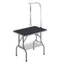 VEVOR Salokāms kopšanas galds mājdzīvniekiem ar stiprinājumu un cilpu, 915 × 610 mm, paredzēts maziem un vidējiem suņiem, slodze līdz 149,7 kg