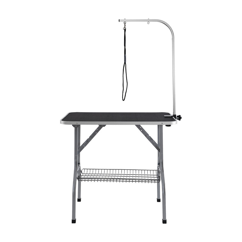 VEVOR Salokāms kopšanas galds mājdzīvniekiem ar stiprinājumu un cilpu, 915 × 610 mm, paredzēts maziem un vidējiem suņiem, slodze līdz 149,7 kg