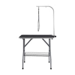 VEVOR Salokāms kopšanas galds mājdzīvniekiem ar stiprinājumu un cilpu, 915 × 610 mm, paredzēts maziem un vidējiem suņiem, slodze līdz 149,7 kg