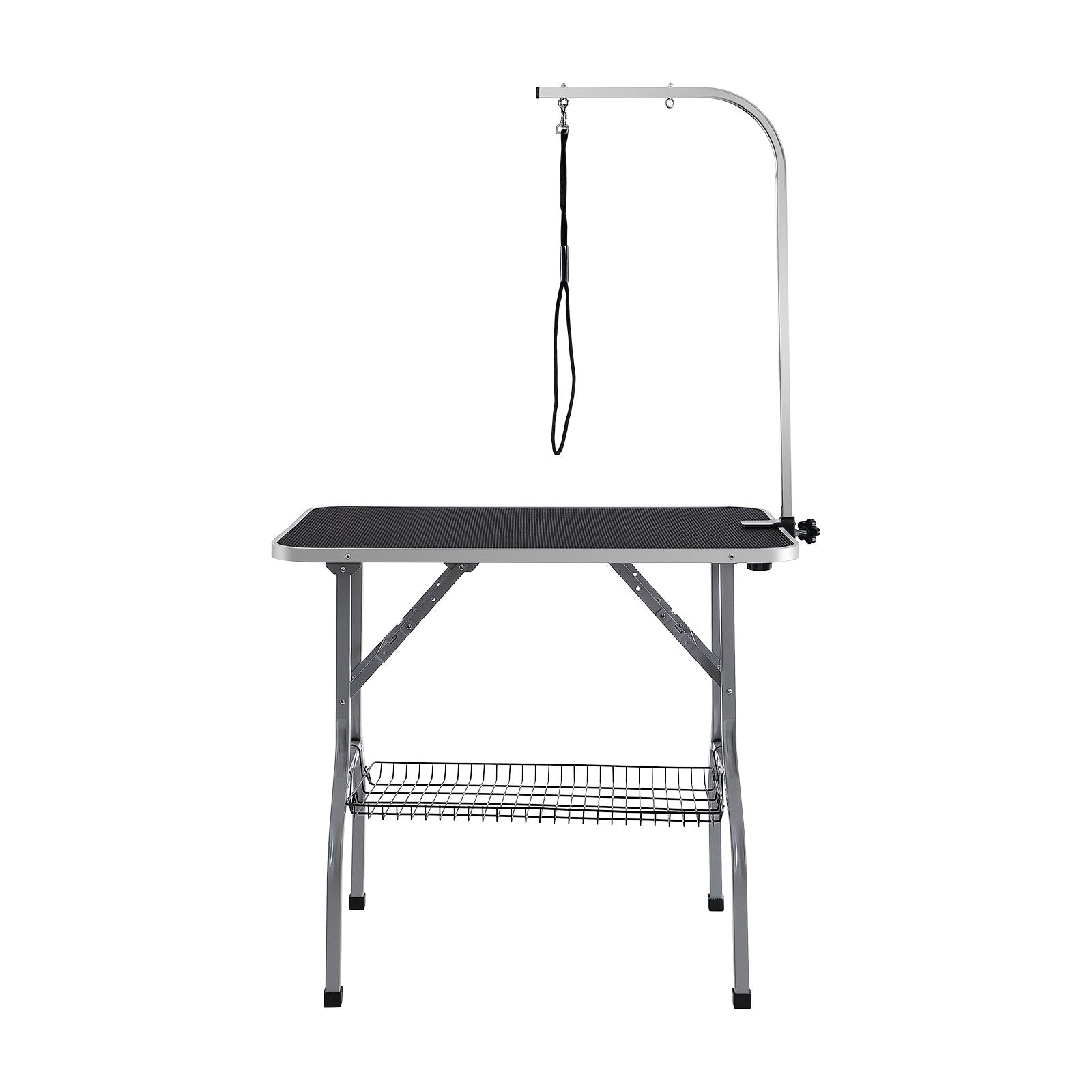 VEVOR Salokāms kopšanas galds mājdzīvniekiem ar stiprinājumu un cilpu, 915 × 610 mm, paredzēts maziem un vidējiem suņiem, slodze līdz 149,7 kg