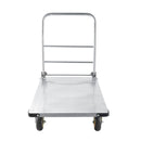 VEVOR platformas ratiņi, kravnesība 907,18 kg, smagas slodzes tērauda plakanie ratiņi ar grozāmiem riteņiem un rokturi, salokāmi, 900 × 600 × 900 mm