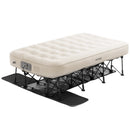 VEVOR piepūšamais gultas matracis ar rāmi un sūkni, 1 personai, kempingam, līdz 136 kg noslodzei