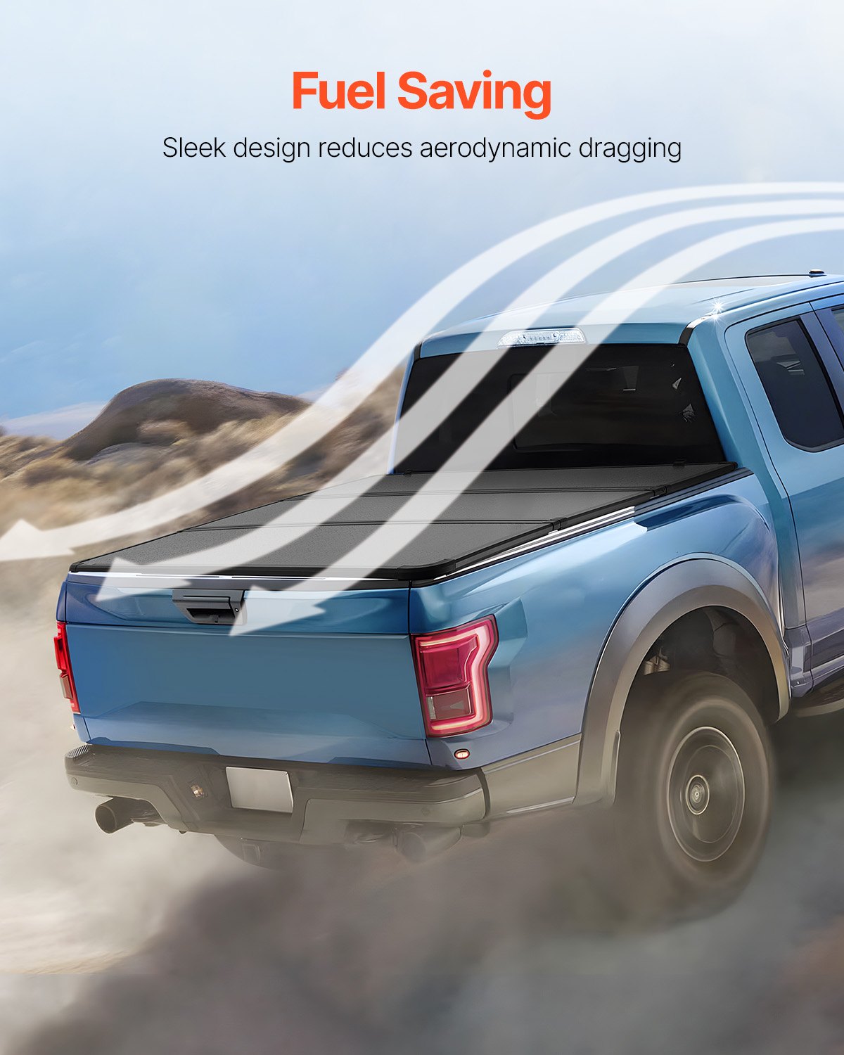 VEVOR kolmeosaline veosekasti kate Toyota Tundrale (2014-2024)
