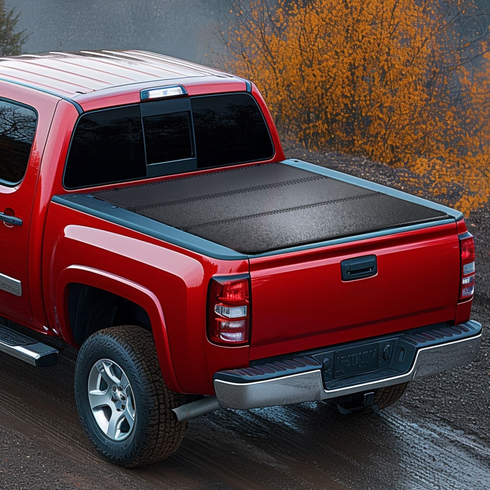 VEVOR kolmeosaline kaubakasti kate Chevy Silverado / GMC Sierra 1500 (2019-2024) jaoks