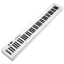 VEVOR salokāma 88 taustiņu klaviatūra, pārnēsājams digitālais pianīns ar Bluetooth un MIDI, balts