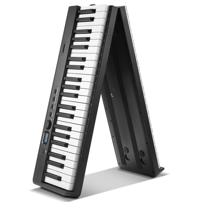 VEVOR 88 taustiņu salokāma pārnēsājamā klaviatūra ar statīvu, Bluetooth un MIDI savienojumu