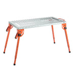 Keevituslaud 111,8 x 53,3 cm, 227 kg Kokkupandav töölaud 4 reguleeritava kõrgusastmega