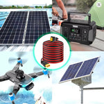 🔌 XT60 Pagarinājuma Kabelis 12AWG (6m) – Power Station un Saules Sistēmām