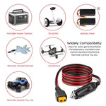 🚗 12V/24V Auto (Cigarešu Ligzda) uz XT60 Kabelis – Power Station Uzlādei