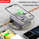 🔋 Magnētiskais Power Bank 20000mAh ar bezvadu uzlādi, statīvu un UK Plug (Fast Charge 20W)Melns