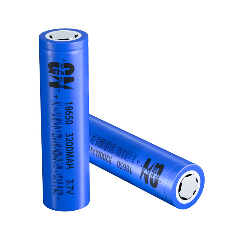8650 litija jonu akumulators 3200mAh 3.7V 3C/5C uzlādējams elements 65x18mm 46g zema pretestība <40mΩ