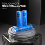 8650 litija jonu akumulators 3200mAh 3.7V 3C/5C uzlādējams elements 65x18mm 46g zema pretestība <40mΩ