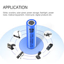8650 litija jonu akumulators 3200mAh 3.7V 3C/5C uzlādējams elements 65x18mm 46g zema pretestība <40mΩ