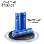 8650 litija jonu akumulators 3200mAh 3.7V 3C/5C uzlādējams elements 65x18mm 46g zema pretestība <40mΩ