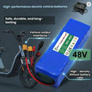 48V 7000mAh Lithium Battery 13S2P (18650) ar BMS un lādētāju e-skrejriteņiem un e-bike