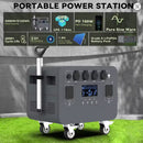 Uz pasūtījumu,piegāde 5 nedēļas⚡ 5kWh Portatīvā Enerģijas Stacija 5000W 220V (ESS Sistēma ar Riteņiem)