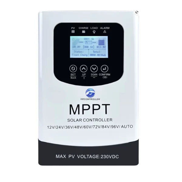 ☀️ HXCONTROLLER 40A MPPT Saules Uzlādes Kontrolieris 230VDC (12V–96V, LiFePO4/Li-ion/GEL)