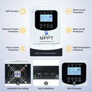 ☀️ HXCONTROLLER 40A MPPT Saules Uzlādes Kontrolieris 230VDC (12V–96V, LiFePO4/Li-ion/GEL)