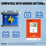 ☀️ POWLAND MPPT Saules Uzlādes Kontrolieris 20A / 30A / 40A 12V/24V LiFePO4 (līdz 100V ieeja)