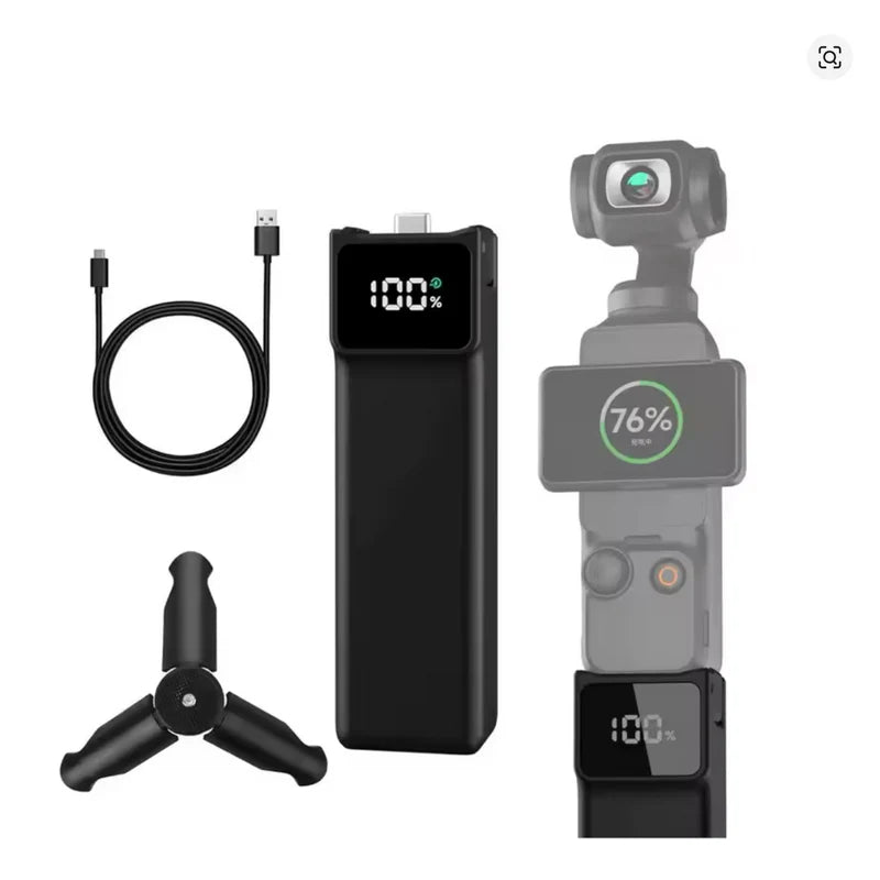 🔋 5000mAh Akumulators DJI Osmo Pocket 3 / 4 – Fast Charging + USB-C