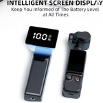🔋 5000mAh Akumulators DJI Osmo Pocket 3 / 4 – Fast Charging + USB-C