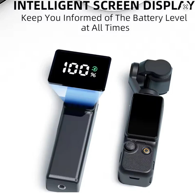 🔋 5000mAh Akumulators DJI Osmo Pocket 3 / 4 – Fast Charging + USB-C