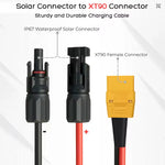 ☀️ XT90 uz MC4 Saules Paneļa Kabelis 12AWG (1–2m) – Power Station Savienošanai