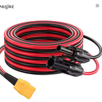 ☀️ XT90 uz MC4 Saules Paneļa Kabelis 12AWG (1–2m) – Power Station Savienošanai