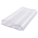 VEVOR PVC galda aizsargs, 40 x 80 cm, caurspīdīgs plastmasas pārklājs, 1,5 mm biezs