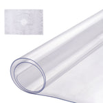 VEVOR PVC galda aizsargs, 40 x 80 cm, caurspīdīgs plastmasas pārklājs, 1,5 mm biezs