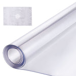 VEVOR PVC galda aizsargs, 61 x 244 cm, caurspīdīga plastmasa, 1,5 mm biezums