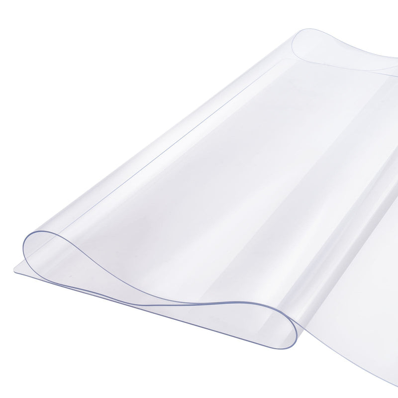 VEVOR PVC galda aizsargs, 61 x 244 cm, caurspīdīga plastmasa, 1,5 mm biezums