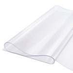 VEVOR PVC galda aizsargs, 61 x 244 cm, caurspīdīga plastmasa, 1,5 mm biezums
