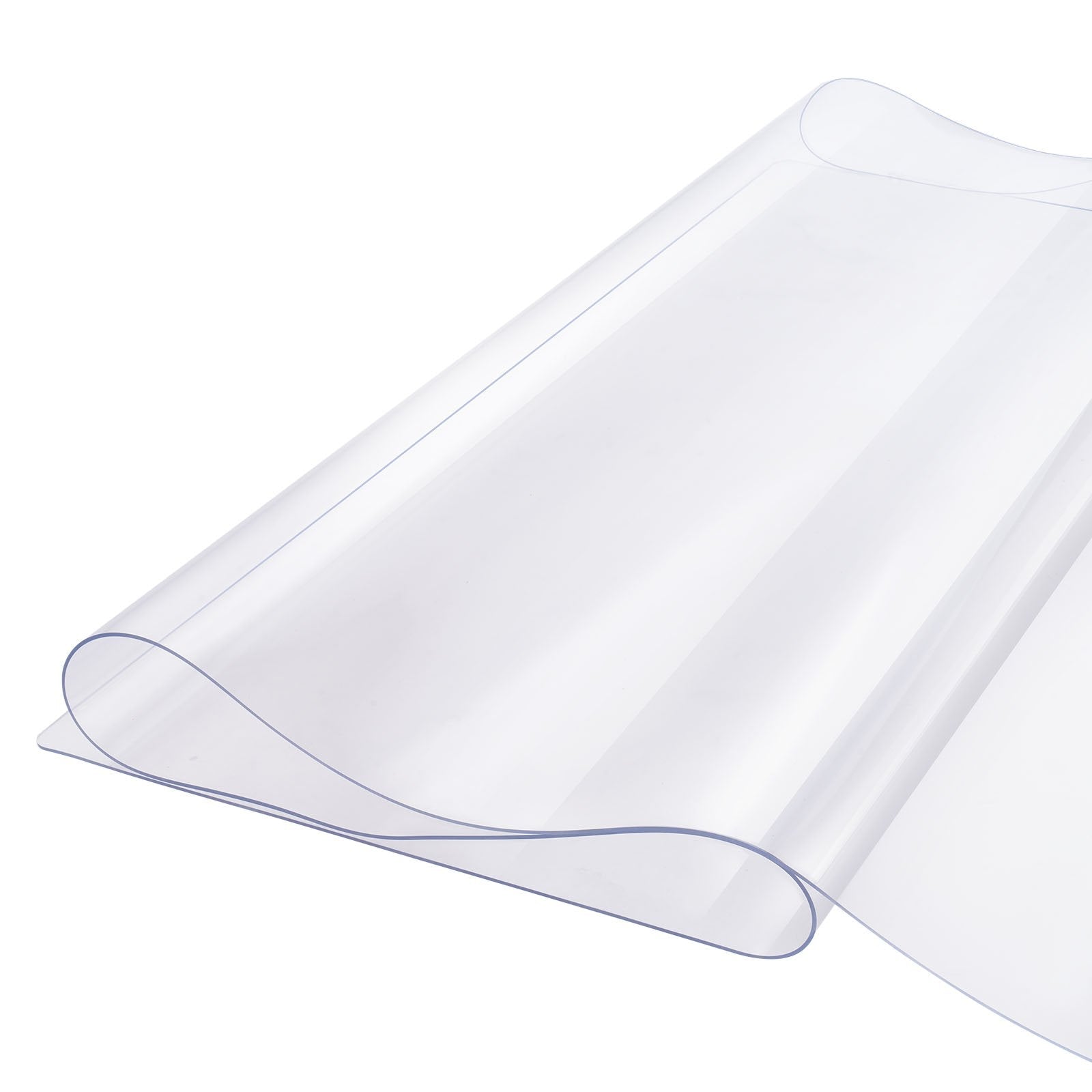 VEVOR PVC galda aizsargs, 61 x 244 cm, caurspīdīga plastmasa, 1,5 mm biezums