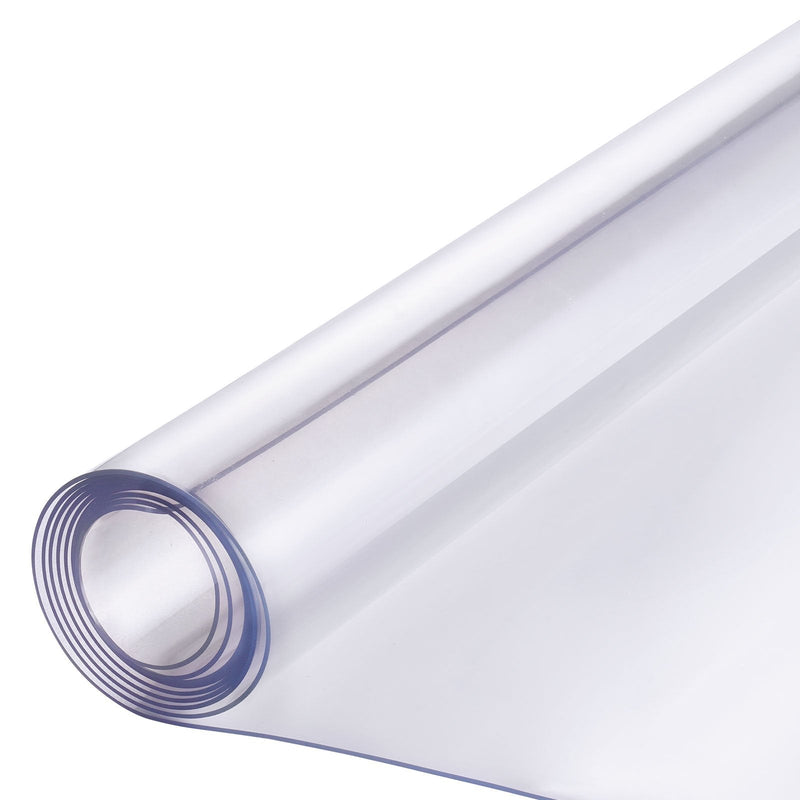 VEVOR PVC galda aizsargs, 61 x 244 cm, caurspīdīga plastmasa, 1,5 mm biezums