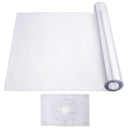 VEVOR PVC galda aizsargs, 61 x 244 cm, caurspīdīga plastmasa, 1,5 mm biezums