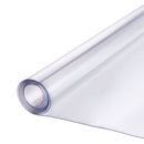 VEVOR PVC Galda aizsargs 76x152 cm, caurspīdīgs plastmasas galda aizsargs, 1.5 mm biezs