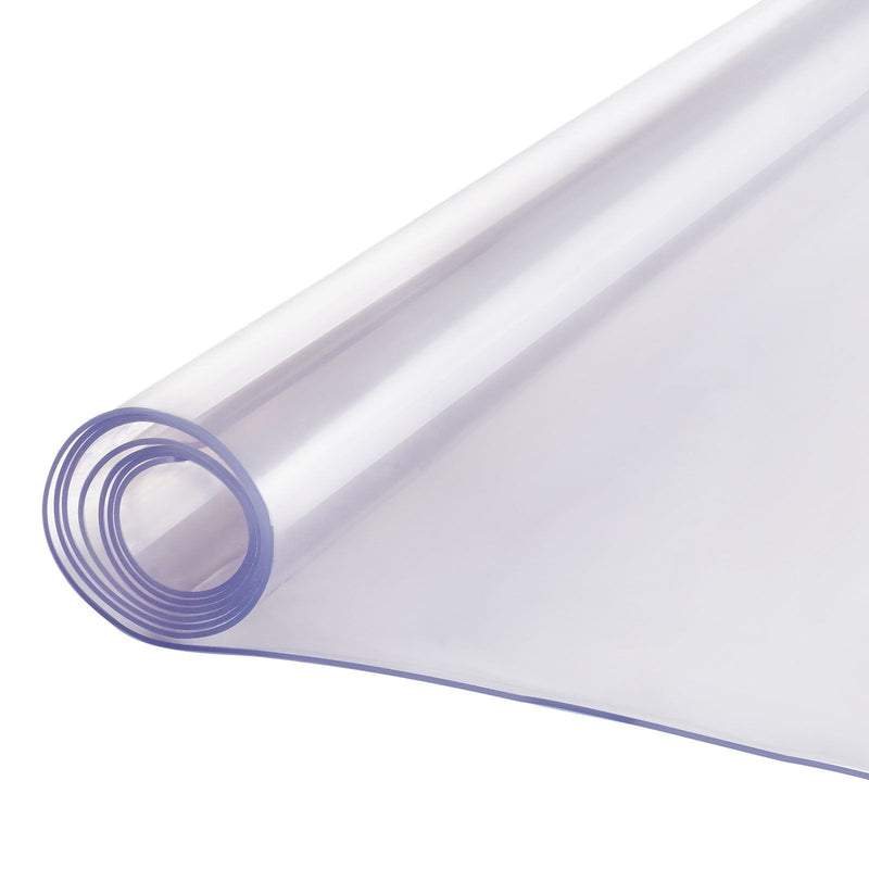 VEVOR PVC galda aizsargs, 107 x 183 cm, caurspīdīgs plastmasas pārklājs, 2,0 mm biezs