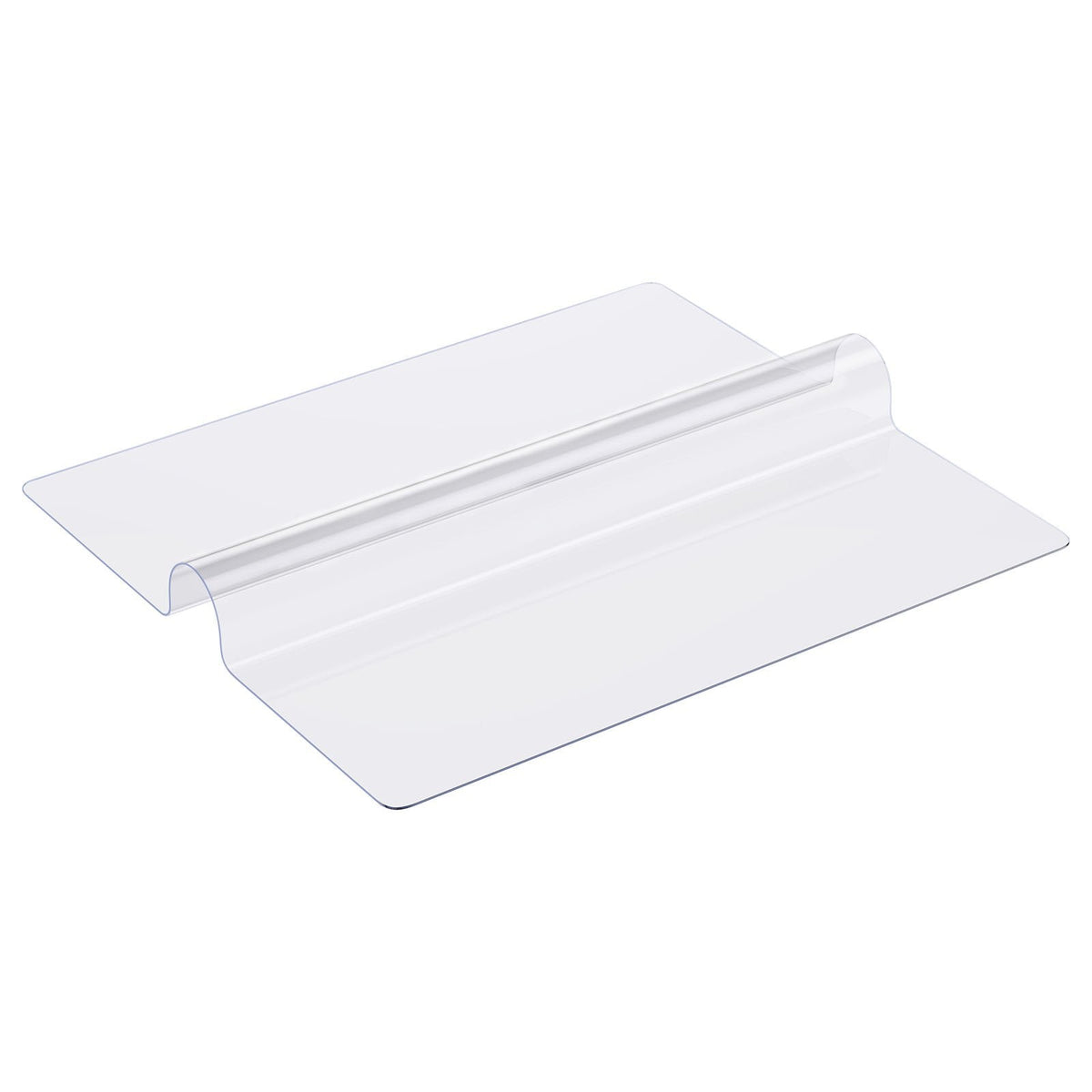 VEVOR PVC galda aizsargs, 137 × 137 cm, caurspīdīgs plastmasas virsmas aizsargs, 2,0 mm biezs