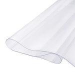 VEVOR PVC galda aizsargs, 137 × 137 cm, caurspīdīgs plastmasas virsmas aizsargs, 2,0 mm biezs
