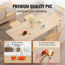 VEVOR caurspīdīgs galda pārklājs, 613 x 922 mm, 1,5 mm biezs PVC, ūdensizturīgs rakstāmgalda, kafijas galda un ēdamistabas galda aizsargs